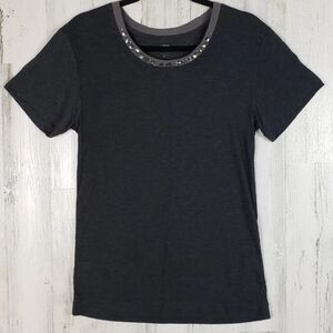 LOFT Jewell Neckline Shirt